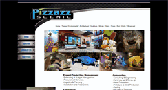 Desktop Screenshot of pizzazzscenic.com